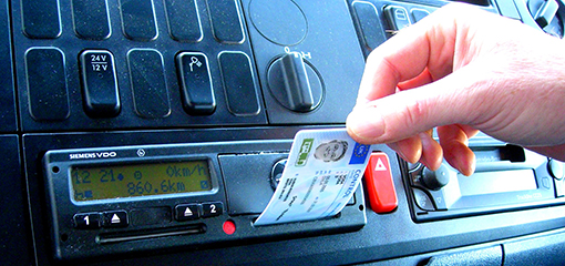 digital tachograph card